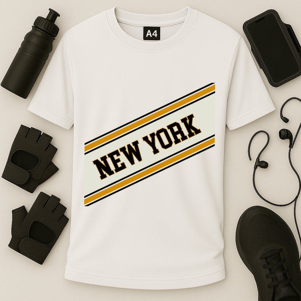 New York Varsity Logo Cooling Performance Crew T-Shirt