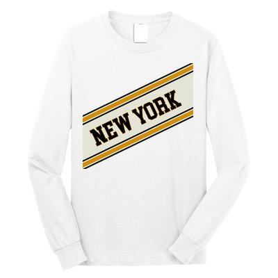 New York Varsity Logo Long Sleeve Shirt