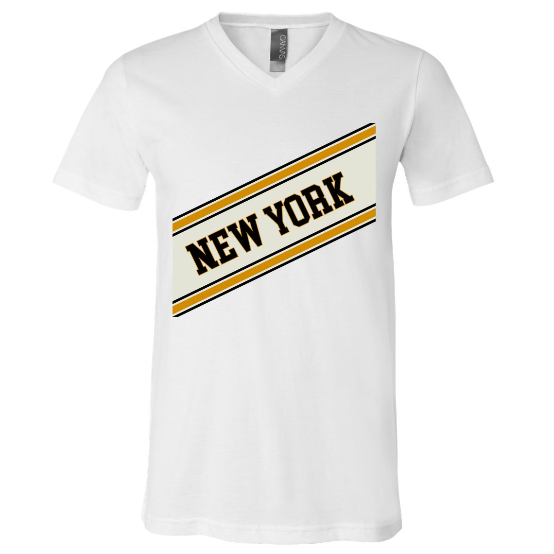 New York Varsity Logo V-Neck T-Shirt