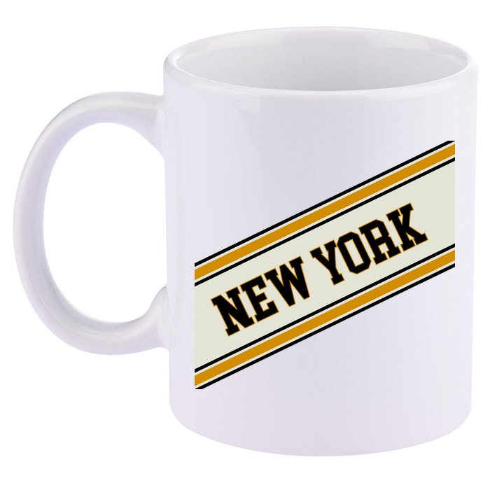 New York Varsity Logo 11oz C Handle Ceramic Mug