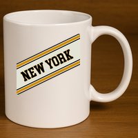 New York Varsity Logo 11oz C Handle Ceramic Mug