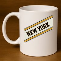 New York Varsity Logo 11oz C Handle Ceramic Mug