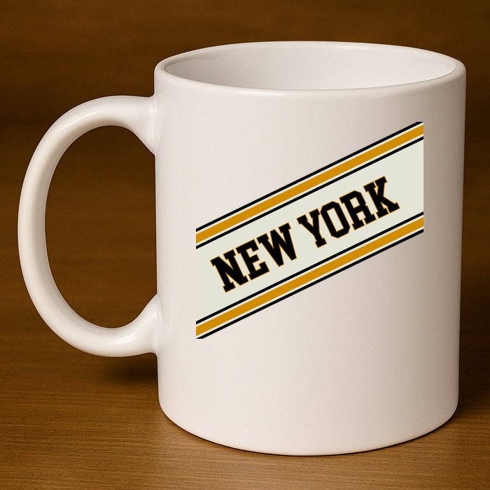 New York Varsity Logo 11oz C Handle Ceramic Mug