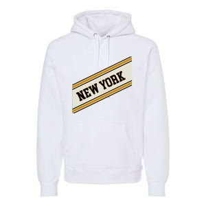 New York Varsity Logo Premium Hoodie