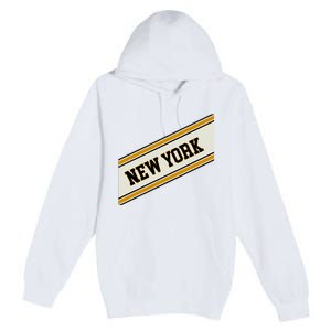 New York Varsity Logo Premium Pullover Hoodie