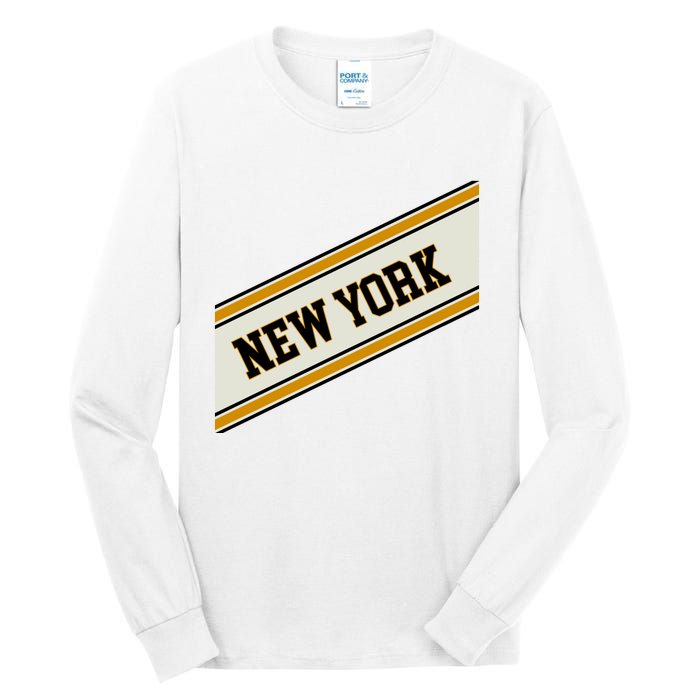 New York Varsity Logo Tall Long Sleeve T-Shirt