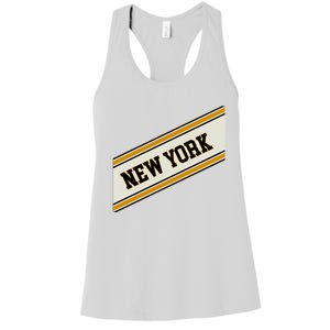 New York Varsity Logo Women's Racerback Tank