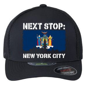 New York Vacation Trip Next Stop Nyc Usa Vacay Vibes Great Gift Flexfit Unipanel Trucker Cap