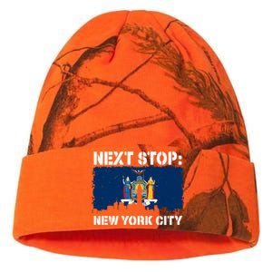 New York Vacation Trip Next Stop Nyc Usa Vacay Vibes Great Gift Kati Licensed 12" Camo Beanie