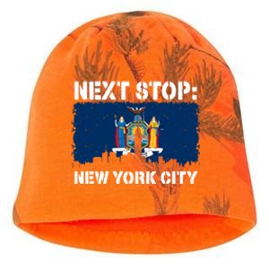 New York Vacation Trip Next Stop Nyc Usa Vacay Vibes Great Gift Kati - Camo Knit Beanie