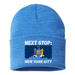 New York Vacation Trip Next Stop Nyc Usa Vacay Vibes Great Gift Sustainable Knit Beanie