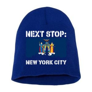 New York Vacation Trip Next Stop Nyc Usa Vacay Vibes Great Gift Short Acrylic Beanie