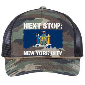 New York Vacation Trip Next Stop Nyc Usa Vacay Vibes Great Gift Retro Rope Trucker Hat Cap