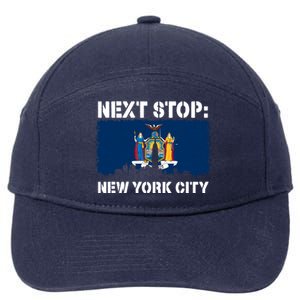 New York Vacation Trip Next Stop Nyc Usa Vacay Vibes Great Gift 7-Panel Snapback Hat