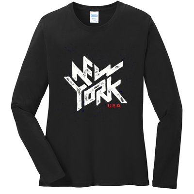 New York Vintage Urban Ladies Long Sleeve Shirt