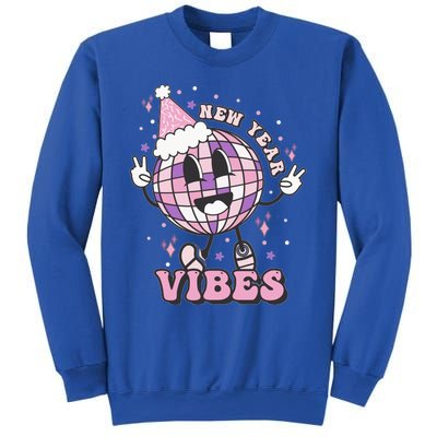 New Year Vibes The Pink New Years Ball Drops At 12:00 Am Gift Sweatshirt