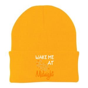 New Year Wake Me At Midnight 31st Night Happy New Years Eve Meaningful Gift Knit Cap Winter Beanie