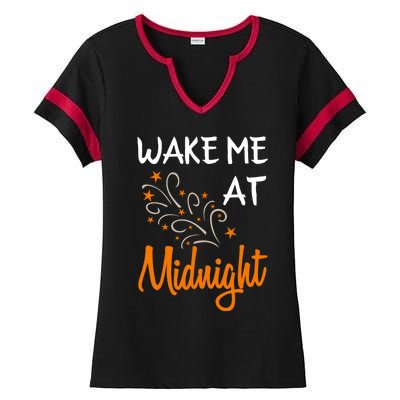 New Year Wake Me At Midnight 31st Night Happy New Years Eve Meaningful Gift Ladies Halftime Notch Neck Tee