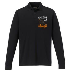 New Year Wake Me At Midnight 31st Night Happy New Years Eve Meaningful Gift Performance Long Sleeve Polo