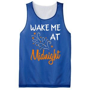 New Year Wake Me At Midnight 31st Night Happy New Years Eve Meaningful Gift Mesh Reversible Basketball Jersey Tank