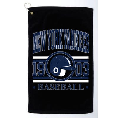 New York Yankee 1903 Baseball Team Supporter Platinum Collection Golf Towel