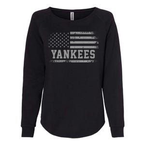 Yankees Usa Flag Womens California Wash Sweatshirt