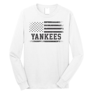 Yankees Usa Flag Long Sleeve Shirt