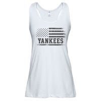 Yankees Usa Flag Ladies Essential Flowy Tank