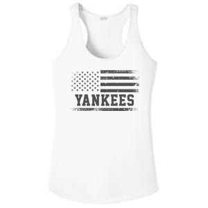 Yankees Usa Flag Ladies PosiCharge Competitor Racerback Tank