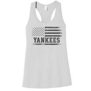 Yankees Usa Flag Women's Racerback Tank