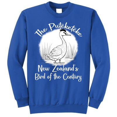 New ZealandS Bird Of The Century The Puteketeke Birder Sweatshirt