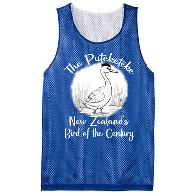 New ZealandS Bird Of The Century The Puteketeke Birder Mesh Reversible Basketball Jersey Tank