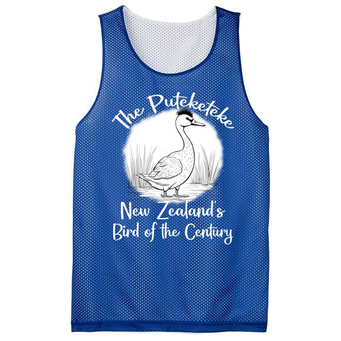 New ZealandS Bird Of The Century The Puteketeke Birder Mesh Reversible Basketball Jersey Tank