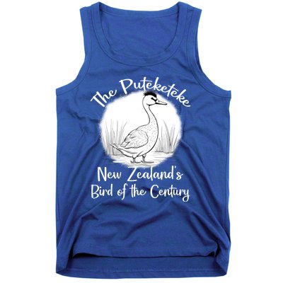 New ZealandS Bird Of The Century The Puteketeke Birder Tank Top