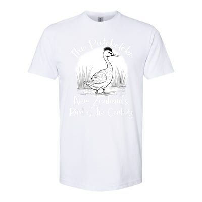 New ZealandS Bird Of The Century The Puteketeke Birder Softstyle CVC T-Shirt