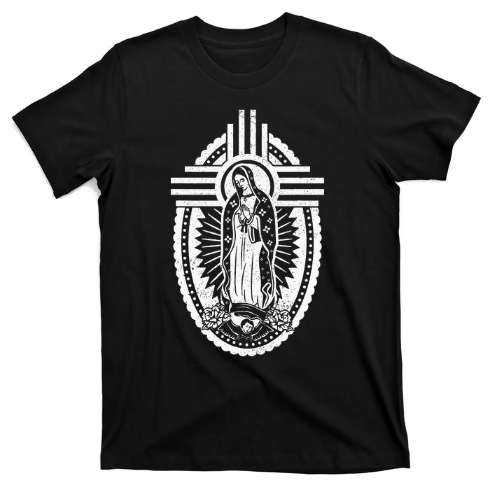 Nm Zia Blessed Virgin Mary Our Lady Of Guadalupe La Virgen T-Shirt