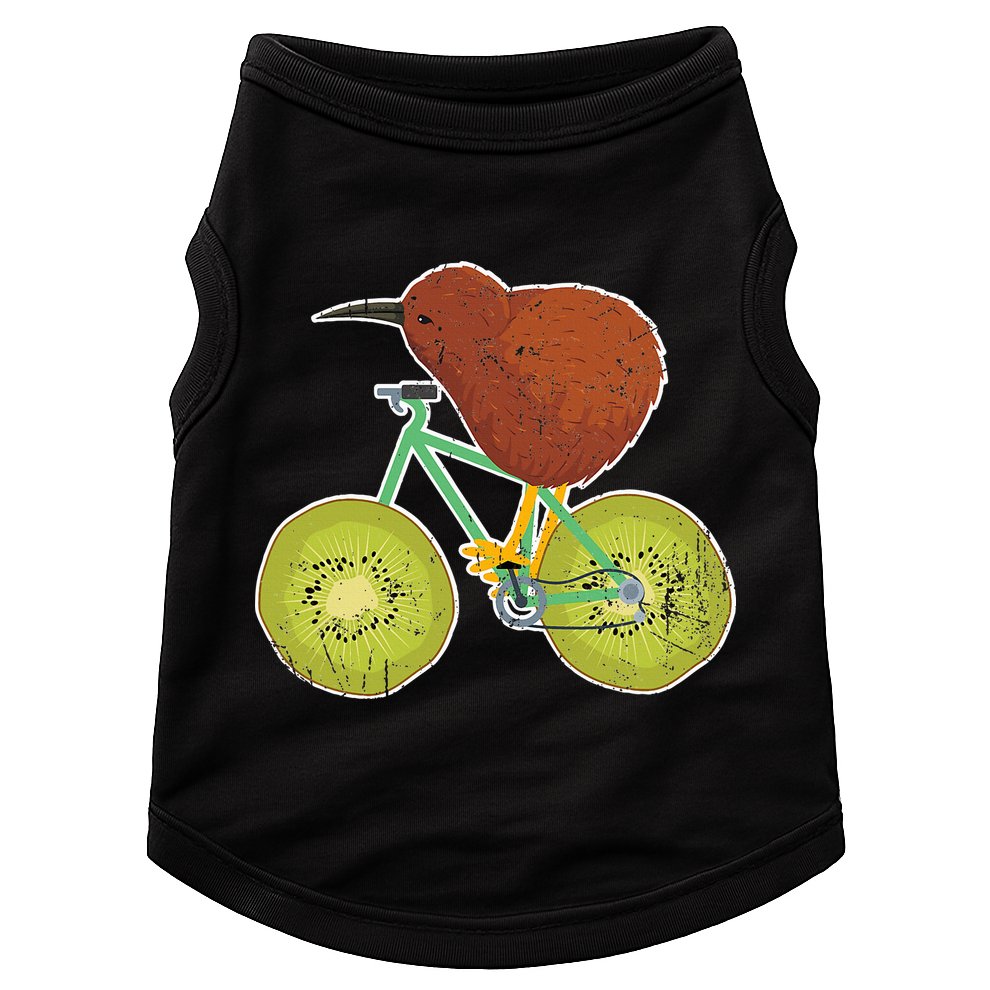New Zealand Bicycle For Kiwi Fruit Lovers Doggie Tank