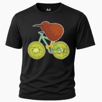 New Zealand Bicycle For Kiwi Fruit Lovers Cooling Performance Crew T-Shirt