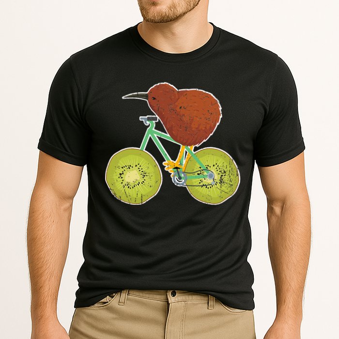 New Zealand Bicycle For Kiwi Fruit Lovers Cooling Performance Crew T-Shirt