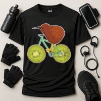 New Zealand Bicycle For Kiwi Fruit Lovers Cooling Performance Crew T-Shirt