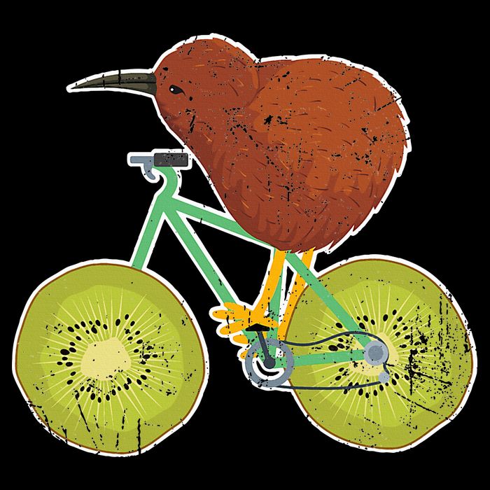 New Zealand Bicycle For Kiwi Fruit Lovers City Backpack
