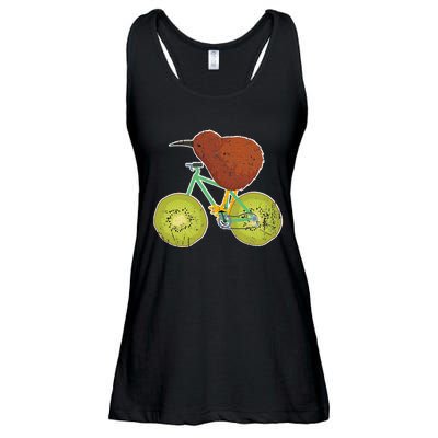 New Zealand Bicycle For Kiwi Fruit Lovers Ladies Essential Flowy Tank