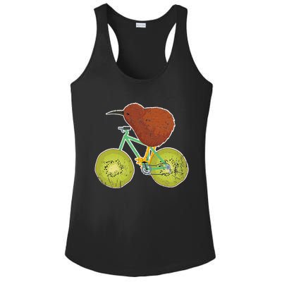 New Zealand Bicycle For Kiwi Fruit Lovers Ladies PosiCharge Competitor Racerback Tank