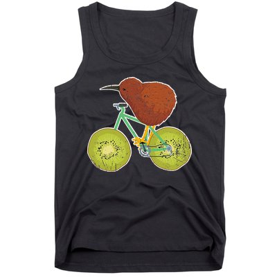 New Zealand Bicycle For Kiwi Fruit Lovers Tank Top