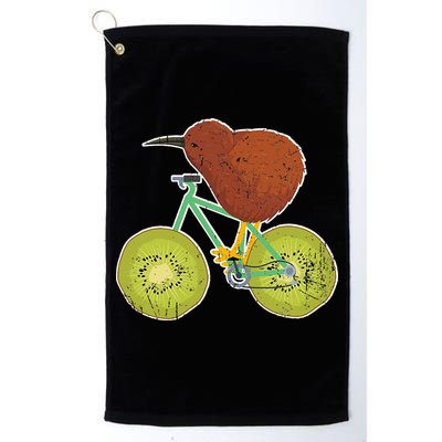 New Zealand Bicycle For Kiwi Fruit Lovers Golf Towel