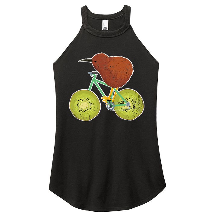 New Zealand Bicycle For Kiwi Fruit Lovers Women's Perfect Tri Rocker Tank