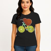 New Zealand Bicycle For Kiwi Fruit Lovers Womens T-Shirt