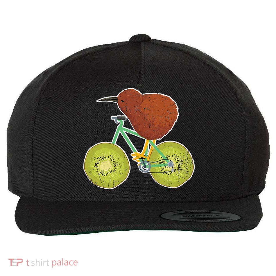 New Zealand Bicycle For Kiwi Fruit Lovers Wool Snapback Cap