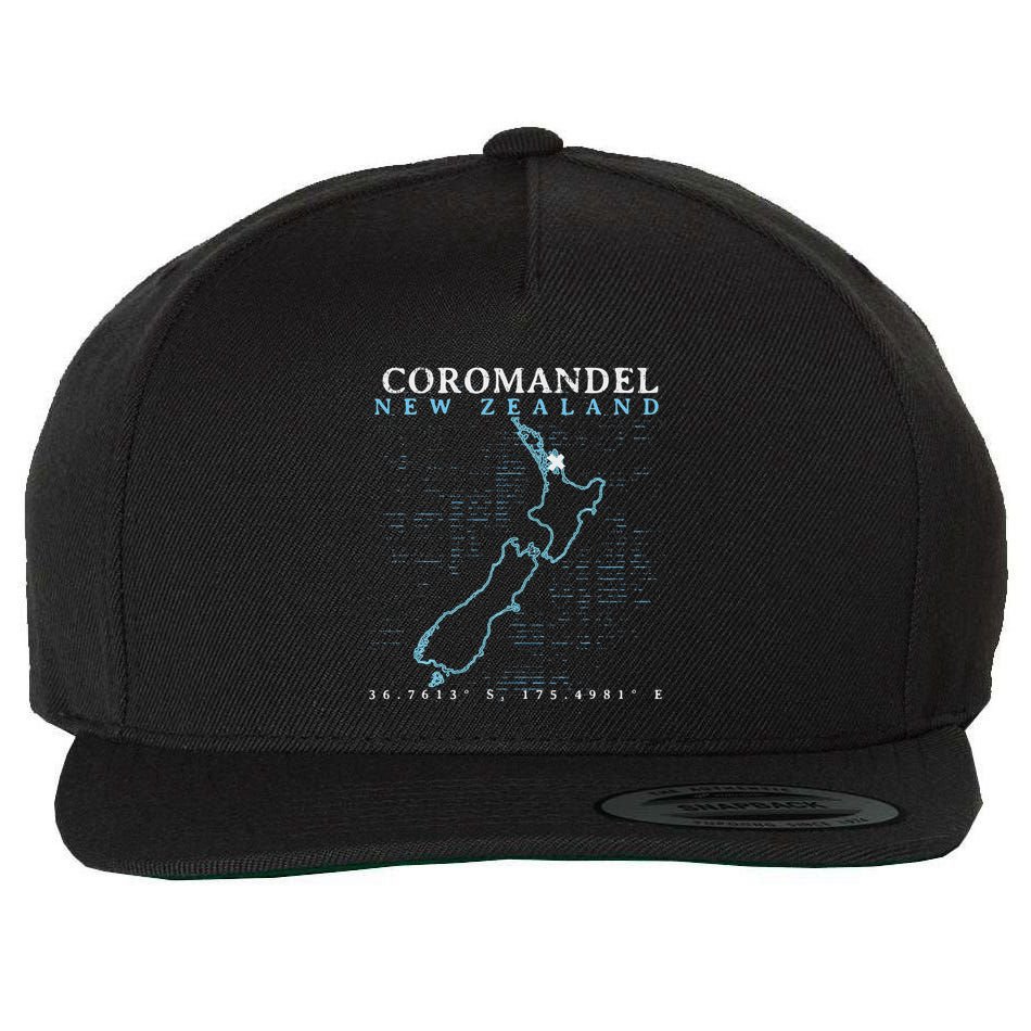 New Zealand Coromandel Wool Snapback Cap