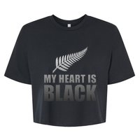 New Zealand Designed Rugby For Rugby Dads Bella+Canvas Jersey Crop Tee